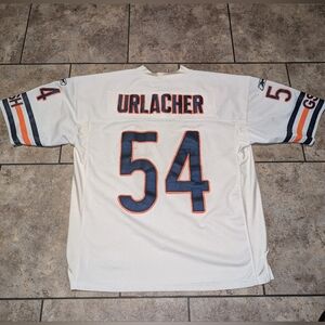 Chicago Bears Brian Urlacher Vintage Y2K Large Stitched Reebok Jersey